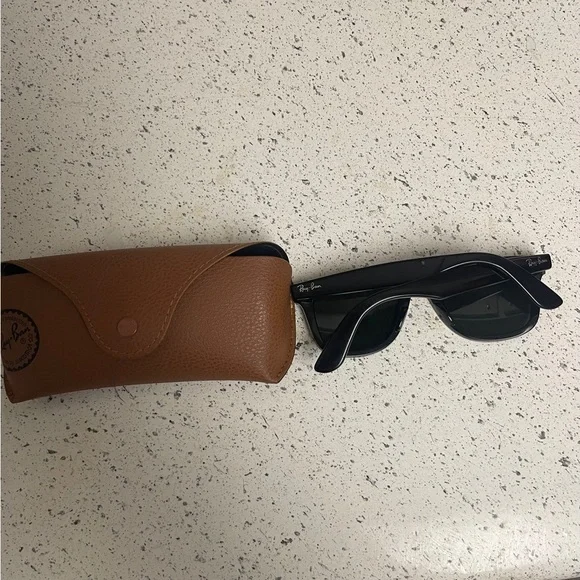 Ray-Ban Dark Brown Sunglasses with Black Case Unisex NWT Ray-Ban RB4466D XL (0 - 147) with Brown lenses and Brown  main image 2